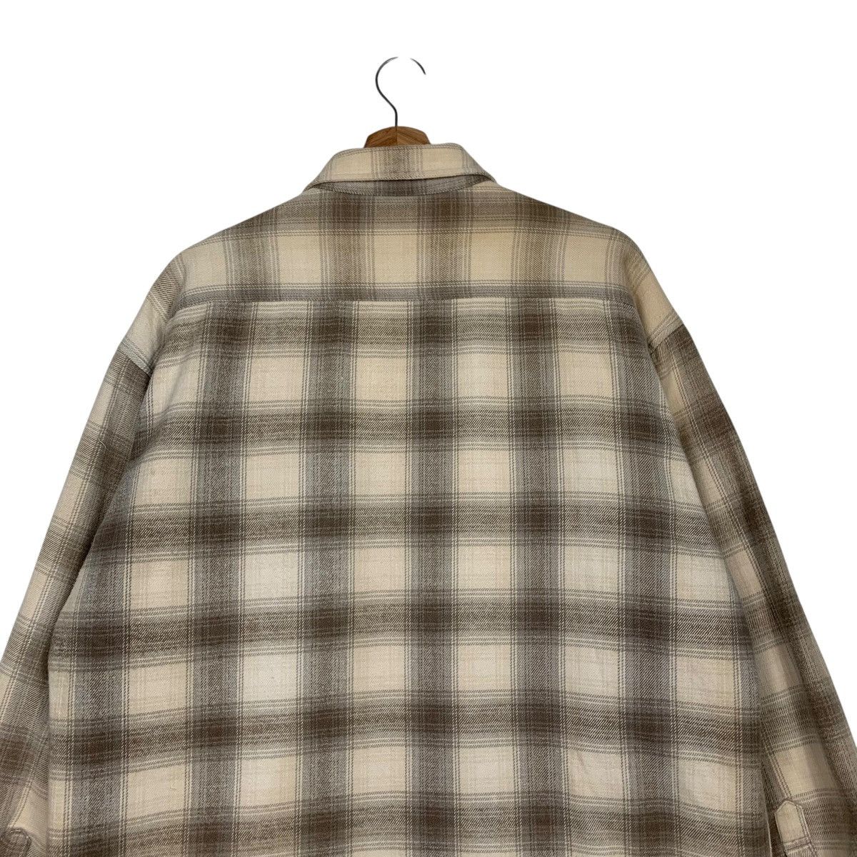 Vintage 90's SEA HOP Shadow Plaid 4 Pocket Flannel Jacket #2838-C128 Size US L / EU 52-54 / 3 - 17 Thumbnail