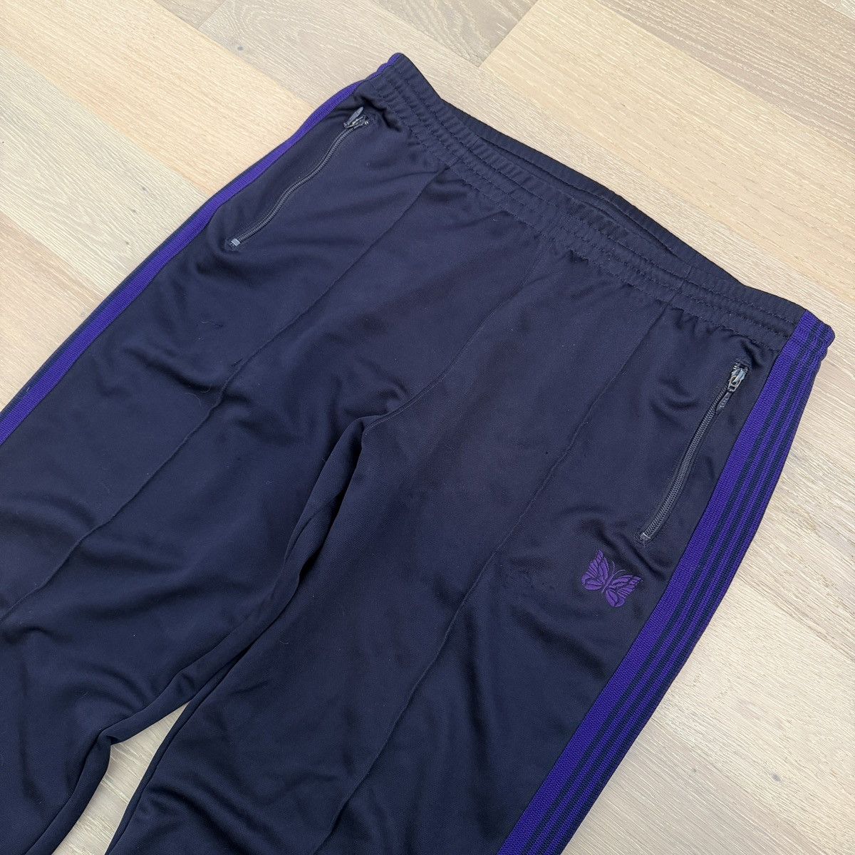 Needles Needles Track Pants Navy/Purple XL Size US 36 / EU 52 - 3 Thumbnail