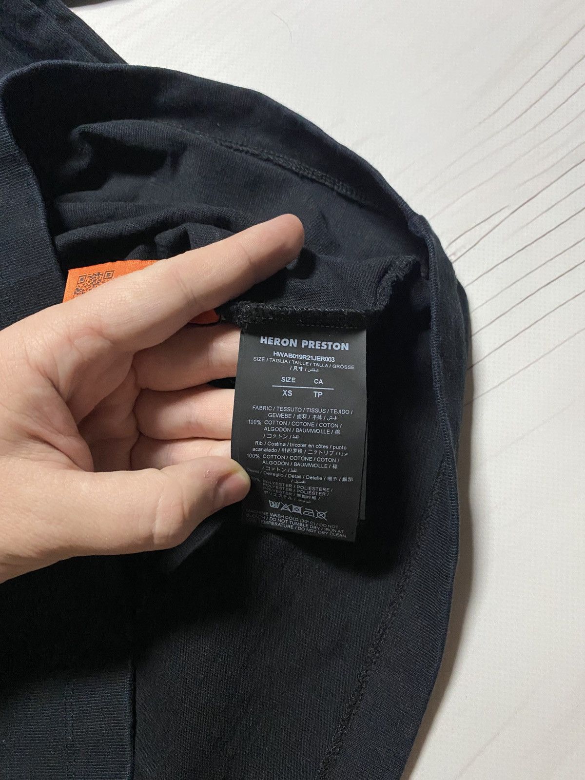 Heron Preston Heron Preston Black Captcha print longsleeve t shirt Size XS / US 0-2 / IT 36-38 - 8 Thumbnail