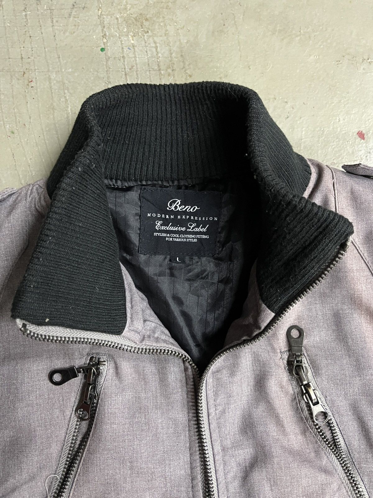 If Six Was Nine BENO 5 ZIPPER MARGIELA STYLE OMBRE SUNFADED BONI JACKET Size US M / EU 48-50 / 2 - 7 Thumbnail