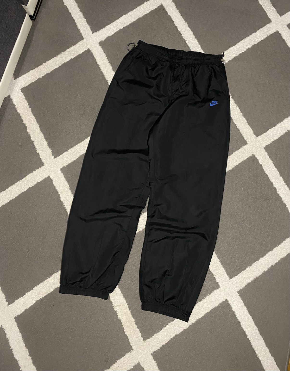 Nike Vintage 00’s Nike Air Max baggy Track Pants Shox TN Nocta Size US 34 / EU 50 - 1 Thumbnail