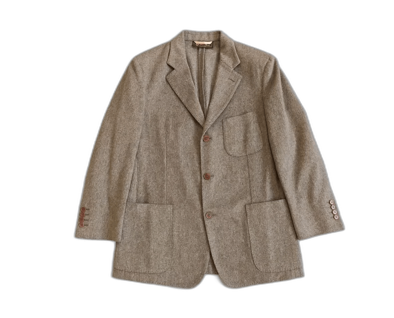 Ermenegildo Zegna Loro Piana Oatmeal Cashmere Blazer Jacket- Size US M / EU 48-50 / 2 - 1 Thumbnail