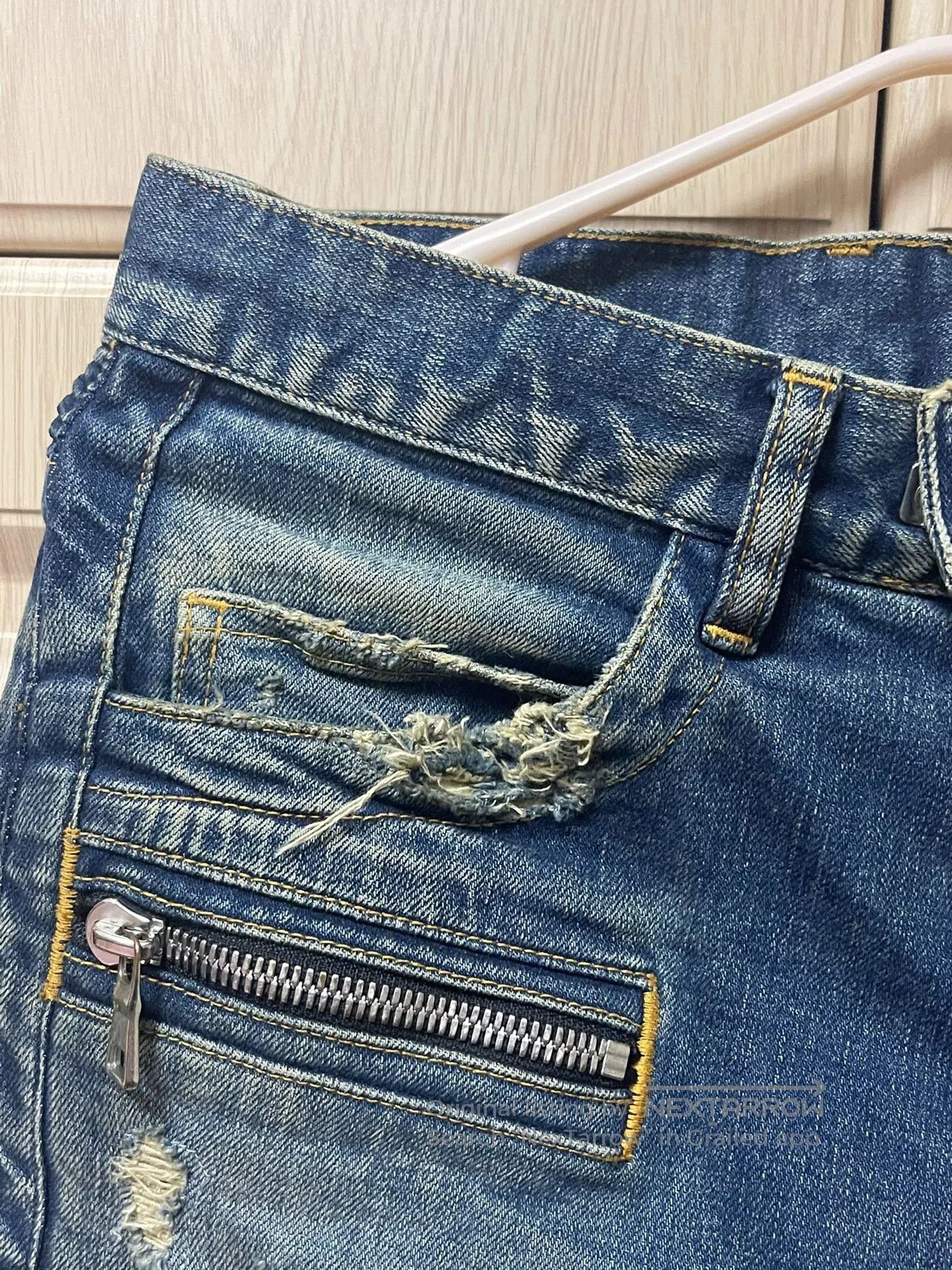 Balmain Balmain Distressed Denim Jeans for Men. Size US 29 - 7 Thumbnail