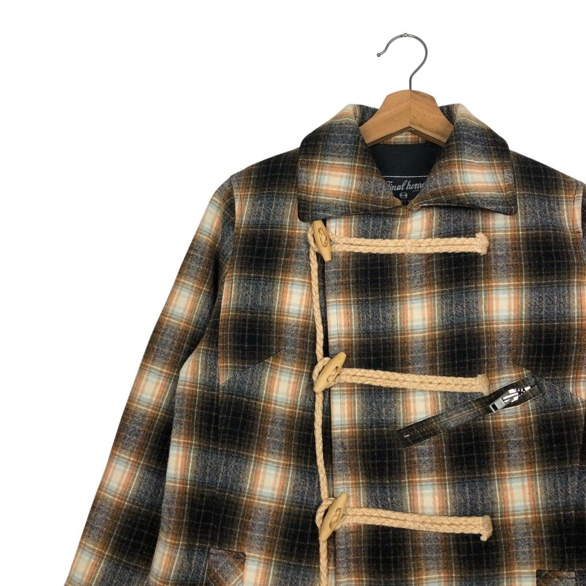 Final Home 🔥VINTAGE WOOL JACKET FINAL HOME ISSEY MIYAKE TARTAN DESIGN Size US XS / EU 42 / 0 - 9 Thumbnail