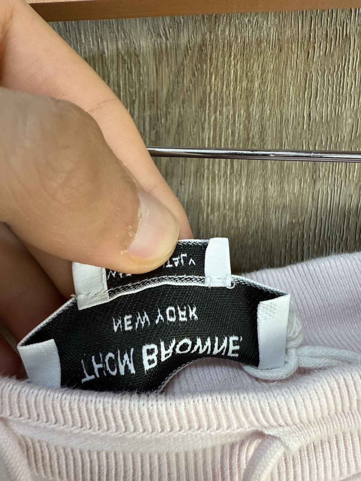 Thom Browne Thome Browne Pink Thermal Sweats Size US 29 - 8 Thumbnail