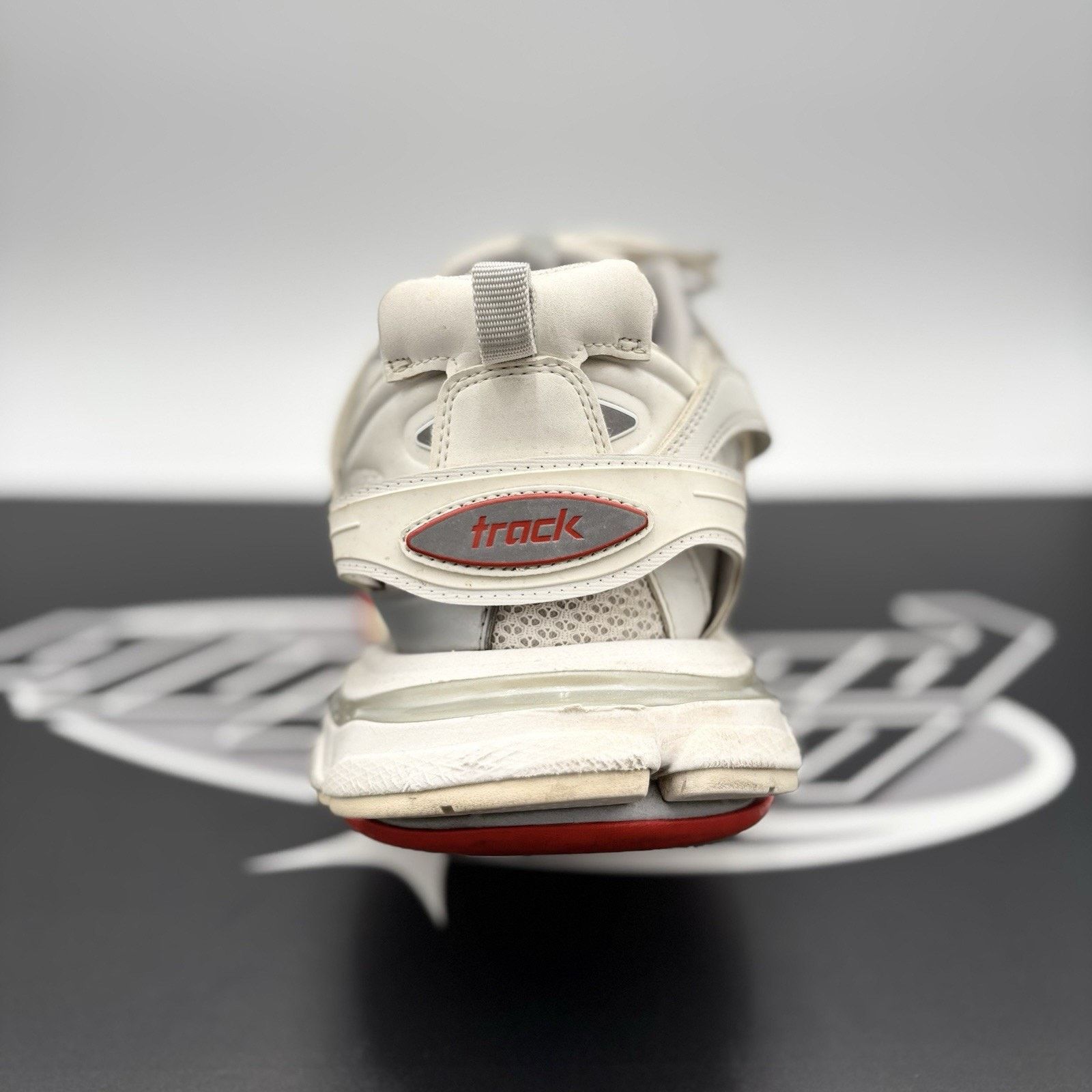Balenciaga Balenciaga Track Sneaker ' White Red ' | GOOD CONDITION! Size US 13 / EU 46 - 12 Thumbnail