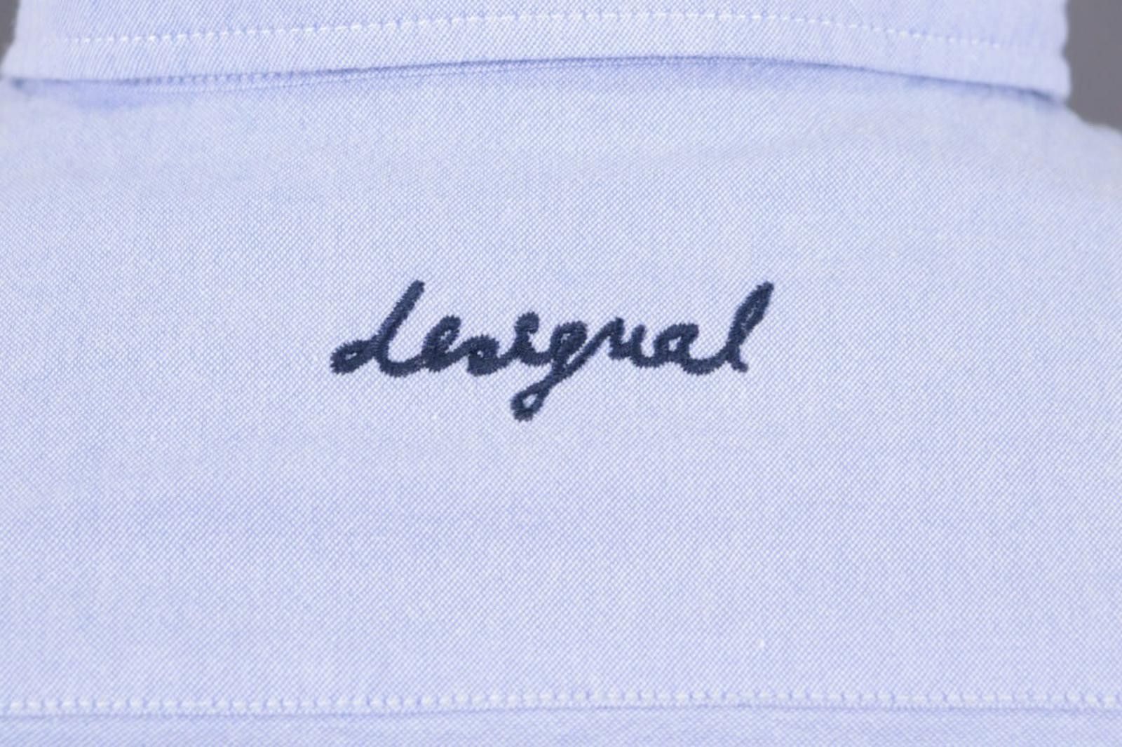 Desigual Desigual Check Designer Blue Button Down Shirt Size L Size US L / EU 52-54 / 3 - 11 Thumbnail