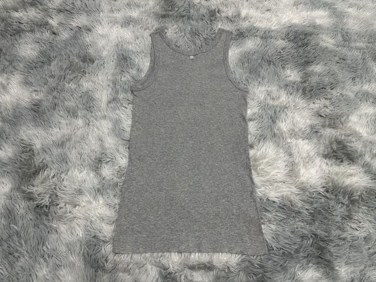Chrome Hearts 🔥Chrome Heart Ribbed Tank Top Grey Gunze Japan Size US M / EU 48-50 / 2 - 4 Thumbnail