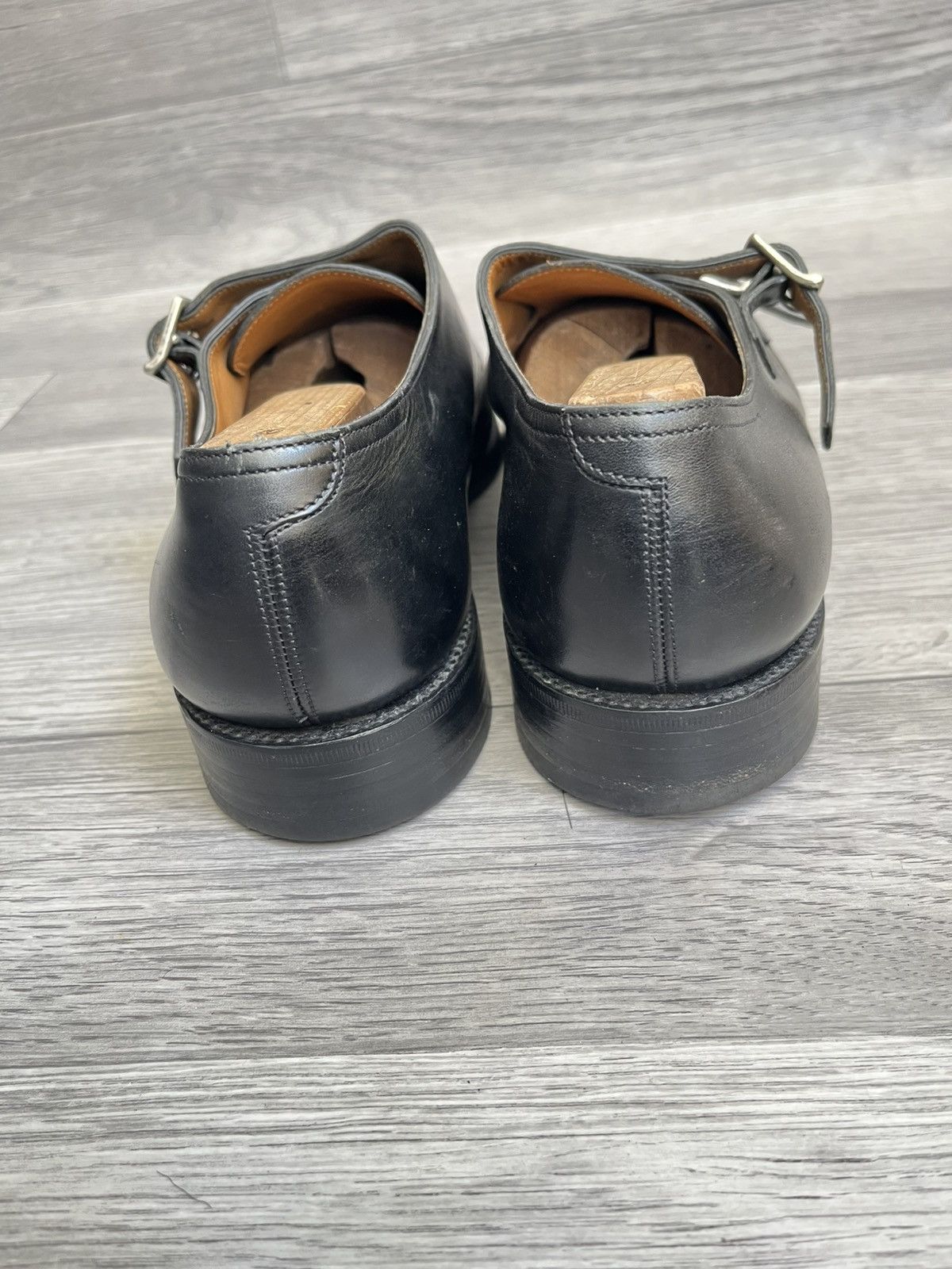 John Lobb John lobb william 2 monk strap black leather dress shoes Size US 8 / EU 41 - 7 Thumbnail