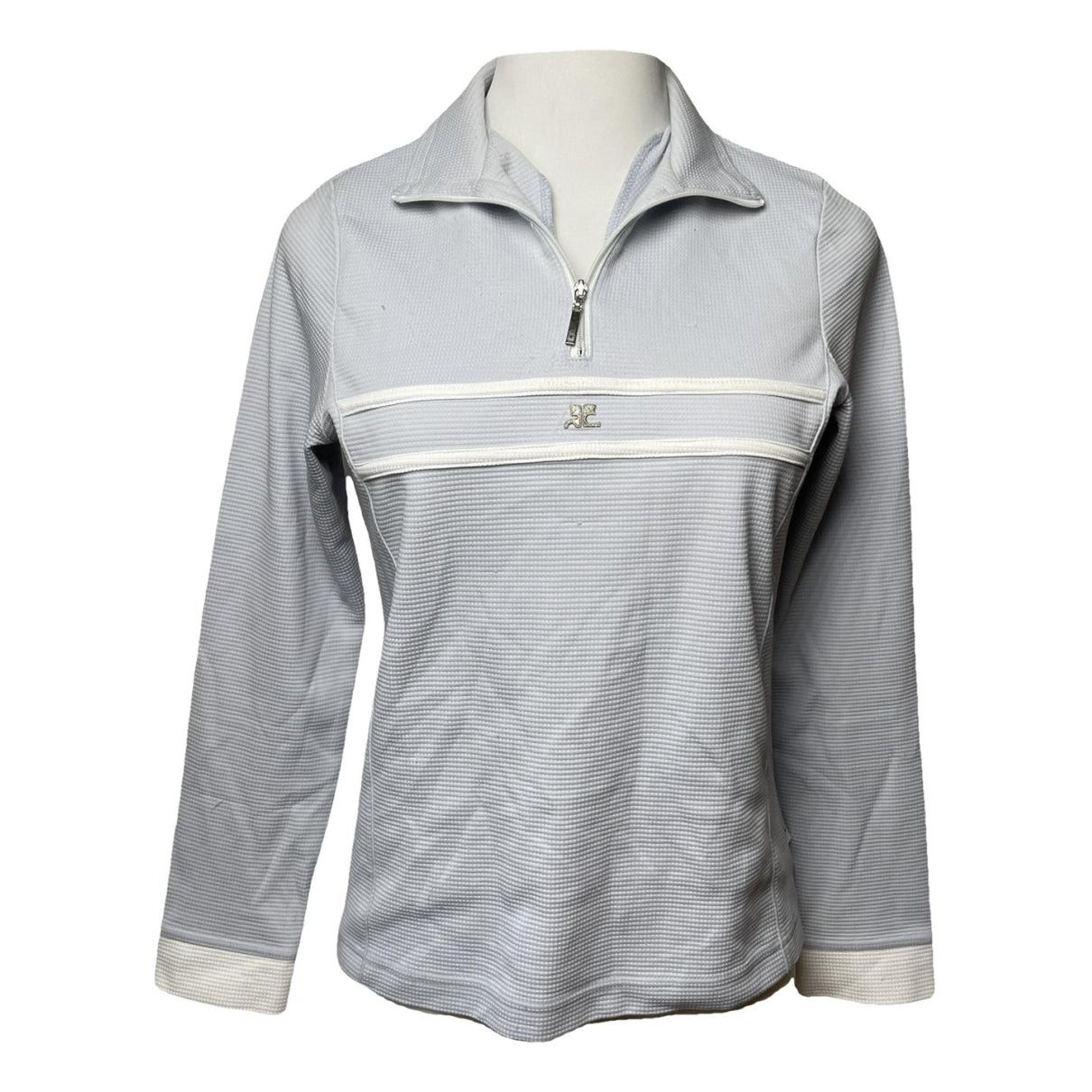 Courreges Courrèges Turquoise Synthetic Knitwear Size M / US 6-8 / IT 42-44 - 1 Thumbnail