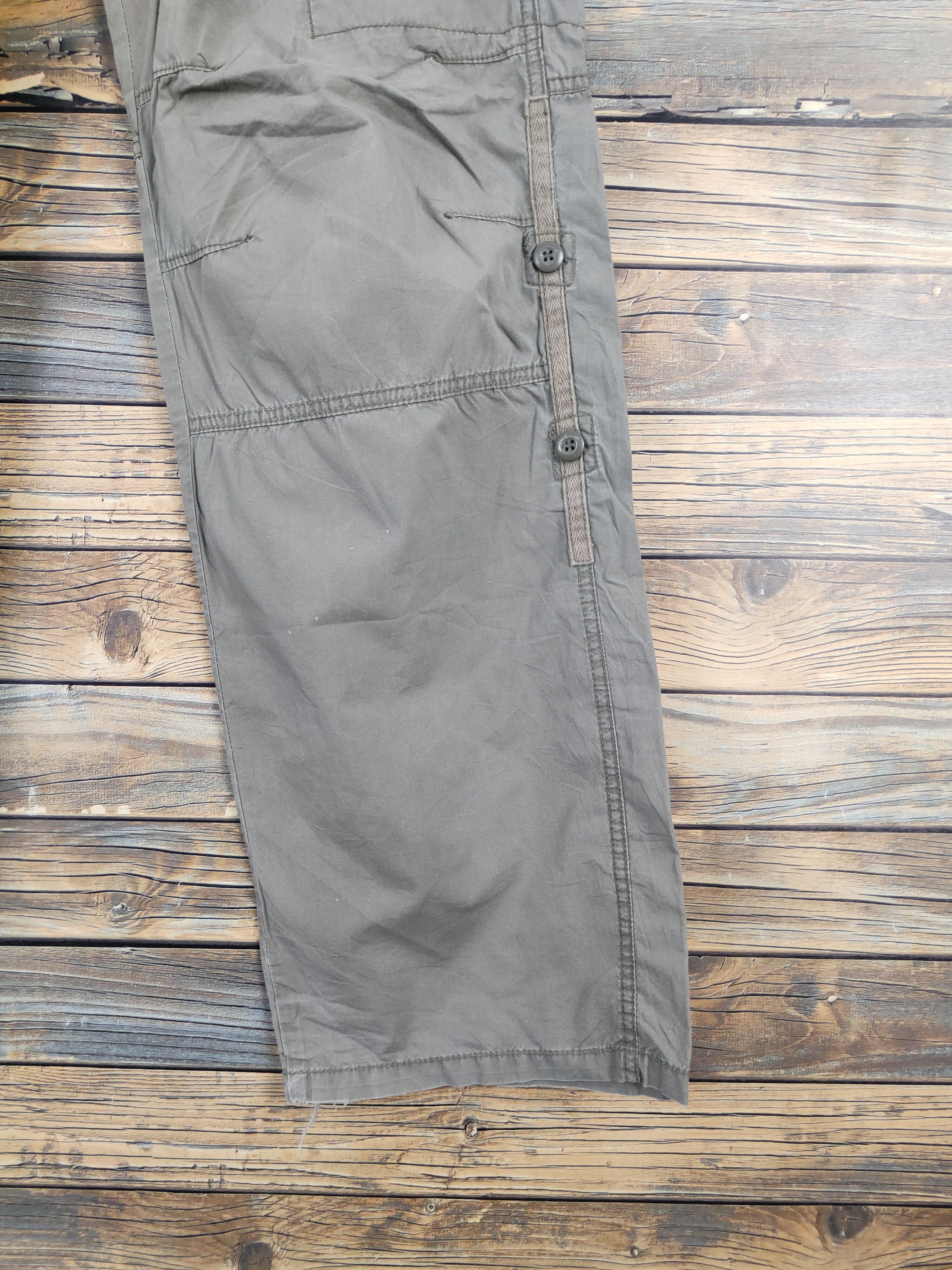 Japanese Brand Memory Special Olive Multipocket Tactical Cargo Pants #W2093 Size US 31 - 6 Thumbnail