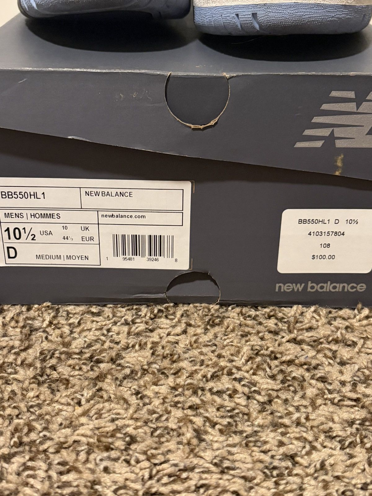 New Balance New Balance 550 Size US 10.5 / EU 43-44 - 6 Thumbnail