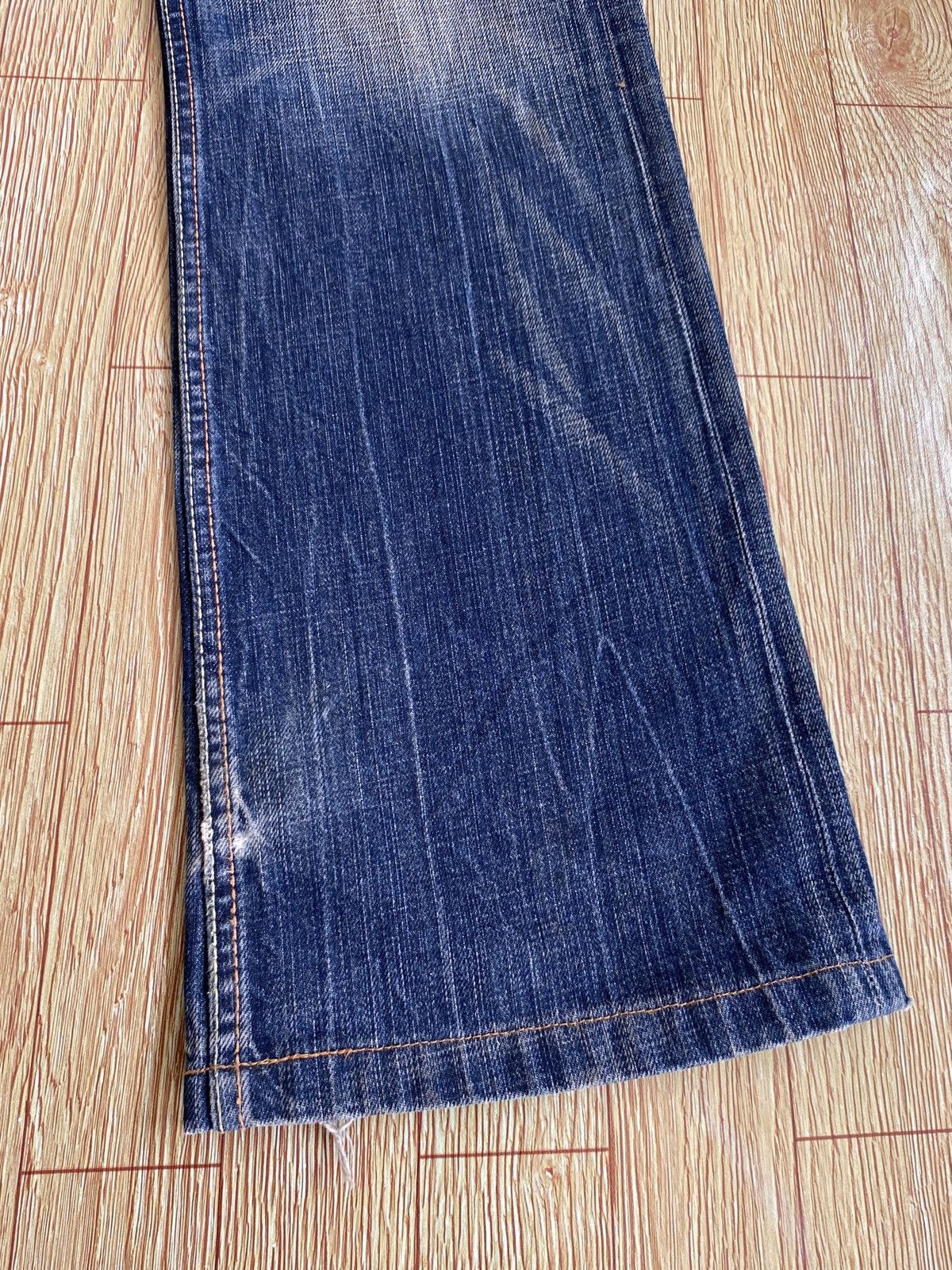 Japanese Brand Rare Design Vintage Japanese Brand UJ Flared Jeans 1990s Size US 32 / EU 48 - 8 Thumbnail