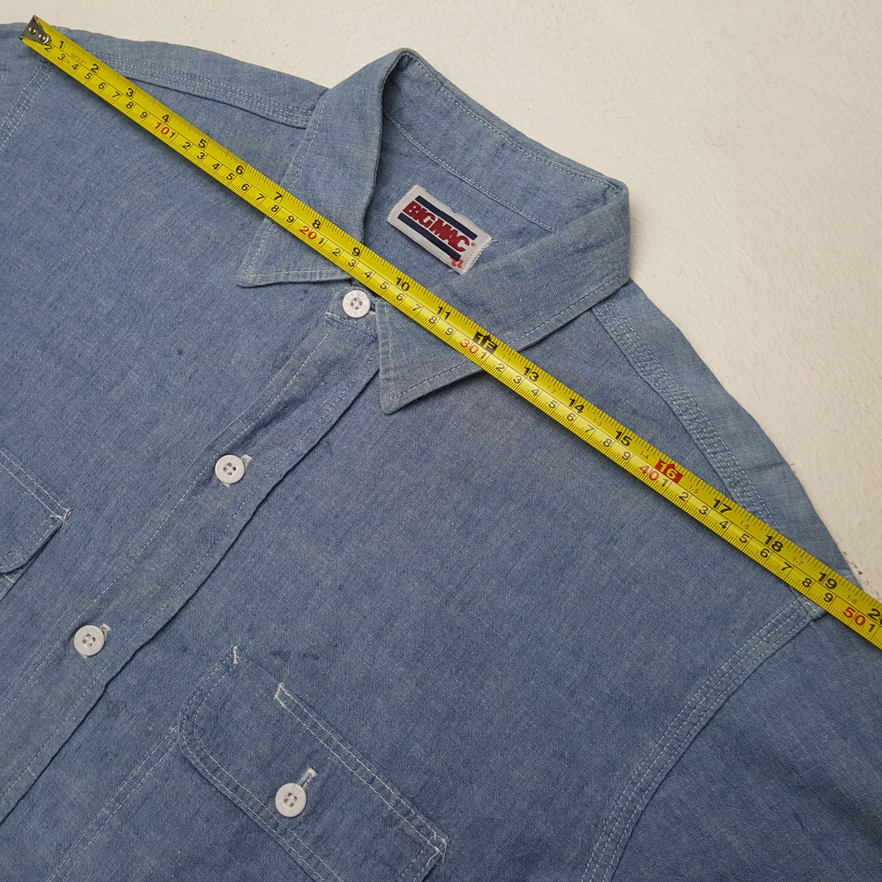 Big Mac Big Mac Double Pocket Design Shirt RR11 Size US XXL / EU 58 / 5 - 4 Thumbnail