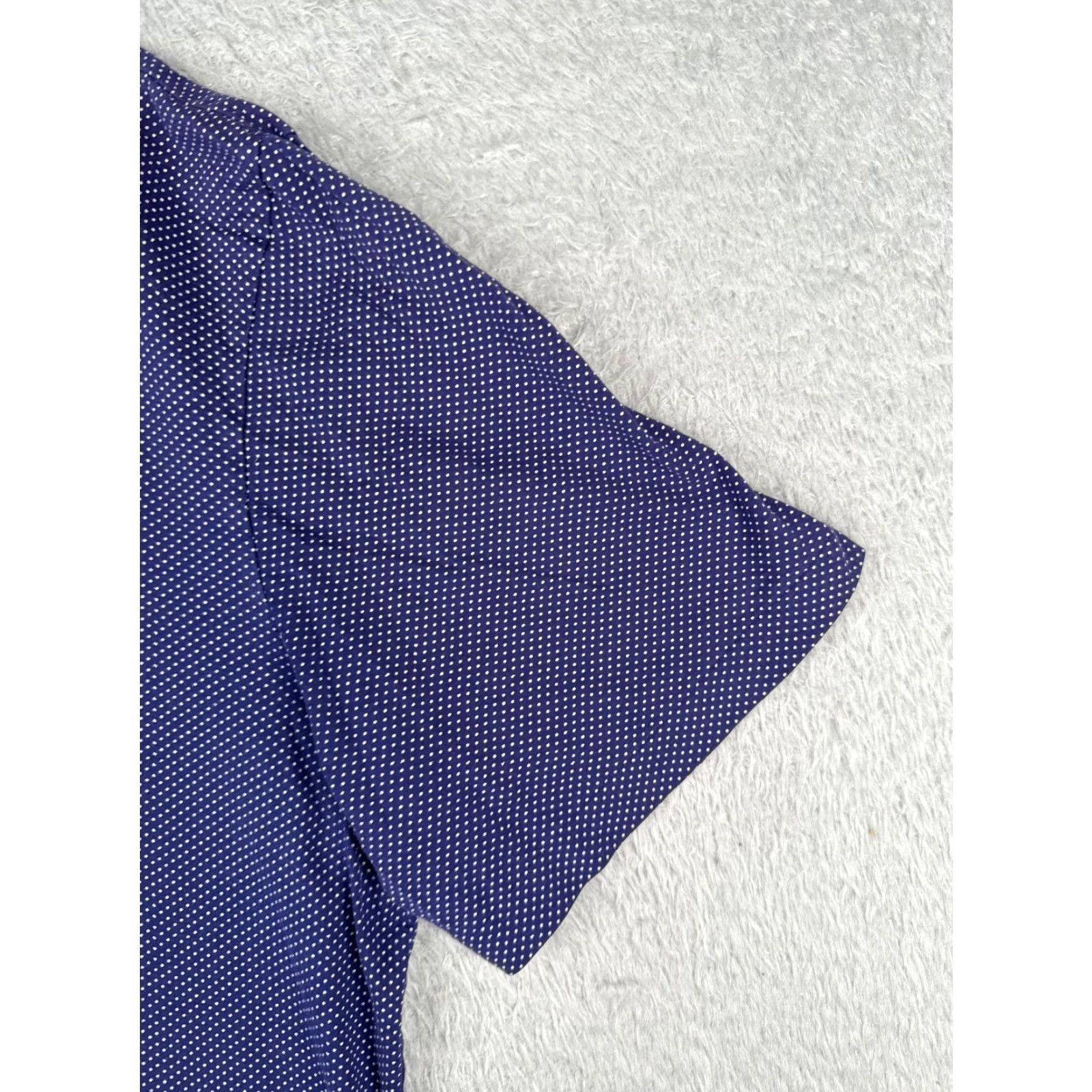 Ralph Lauren VINTAGE Ralph Lauren Polo Golf Shirt Adult L Blue Polka Dot 100% Cotton Men Slim Button Collared Size US L / EU 52-54 / 3 - 2 Thumbnail