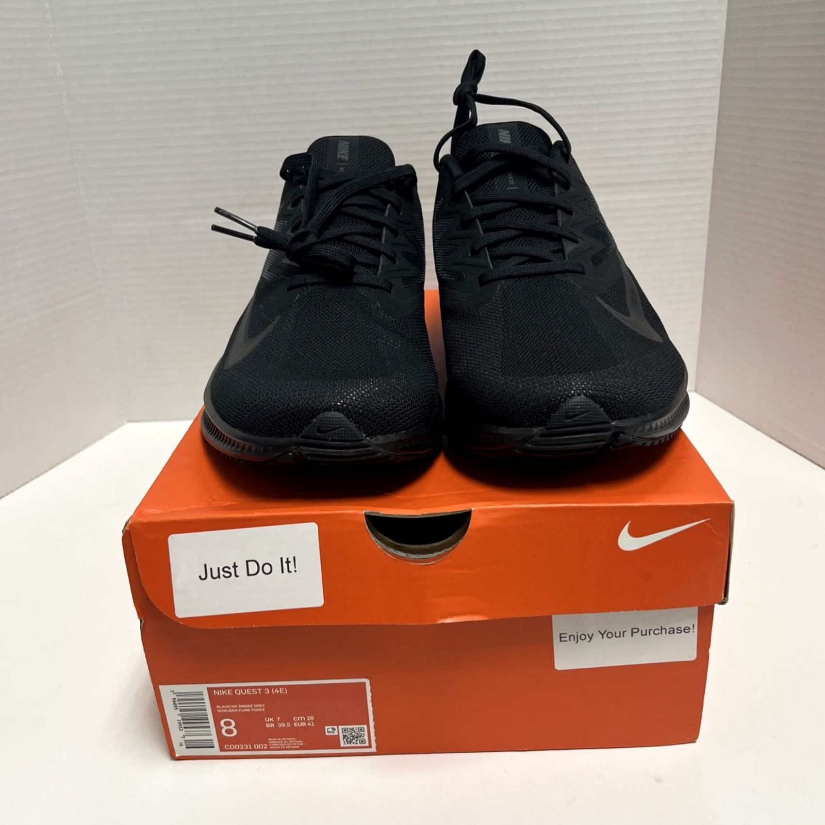 Nike Nike Quest 3 Sneaker Men Size 8 Black Size US 8 / EU 41 - 7 Thumbnail