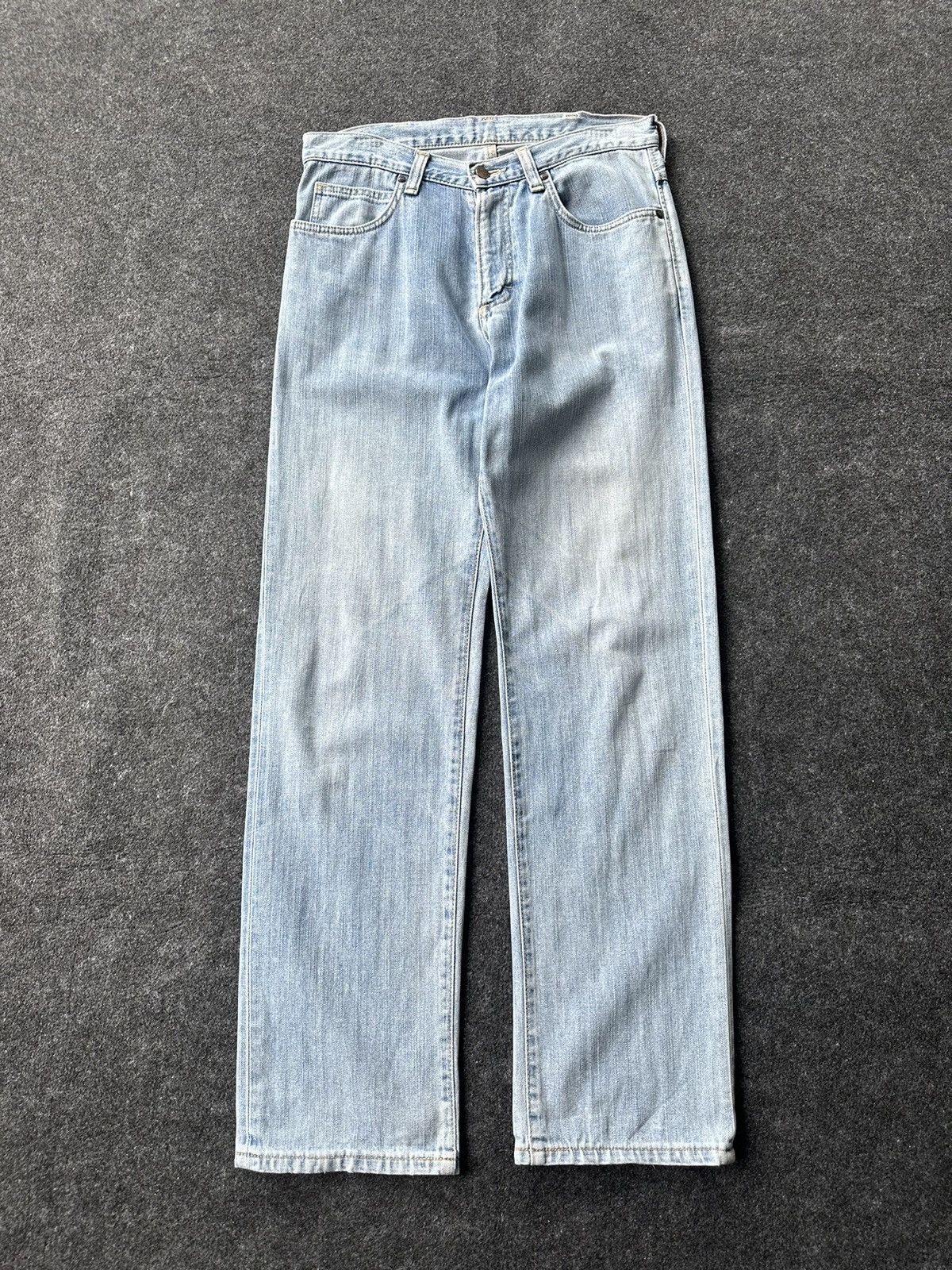 Fadeless × Vintage × Wrangler Wrangler Vintage Light Blue Washed Denim D193 Size US 30 / EU 46 - 1 Thumbnail