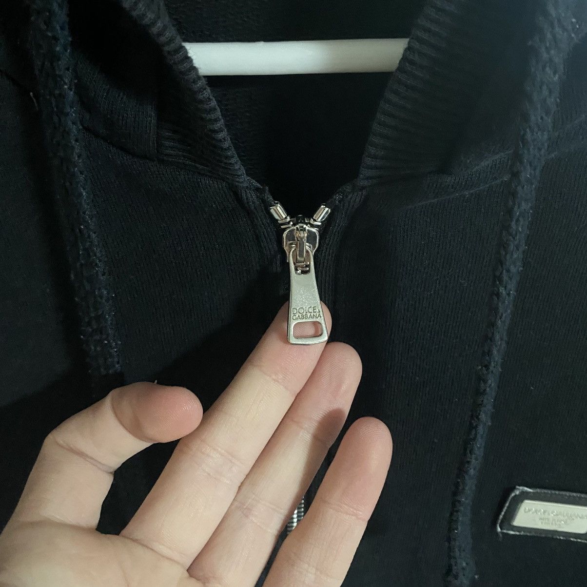 Dolce & Gabbana Dolce&Gabbana Zip Hoodie Black Size US S / EU 44-46 / 1 - 5 Thumbnail
