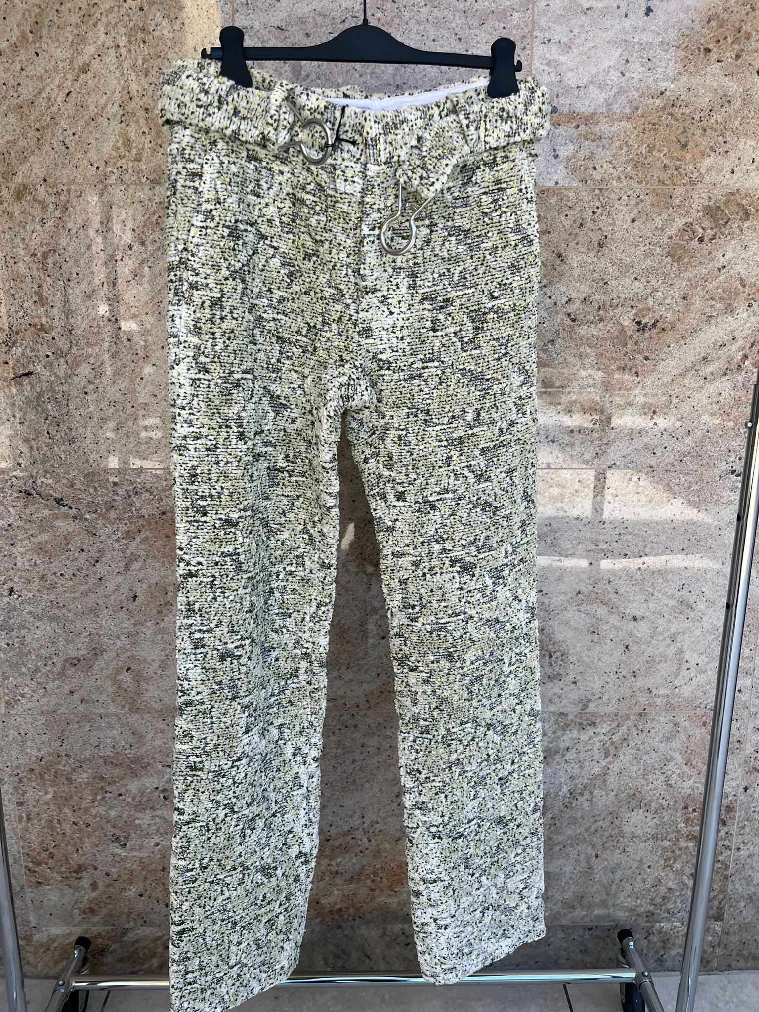 Bottega Veneta Blossom Chenille Boucle Trousers in Multicolor Size US 30 / EU 46 - 3 Thumbnail