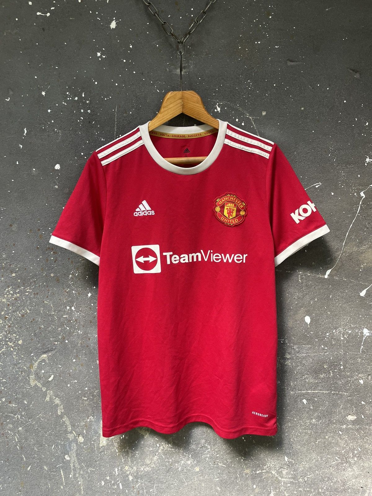 Adidas Adidas Manchester United 2021 Football Shirt Jersey Size US L / EU 52-54 / 3 - 1 Thumbnail
