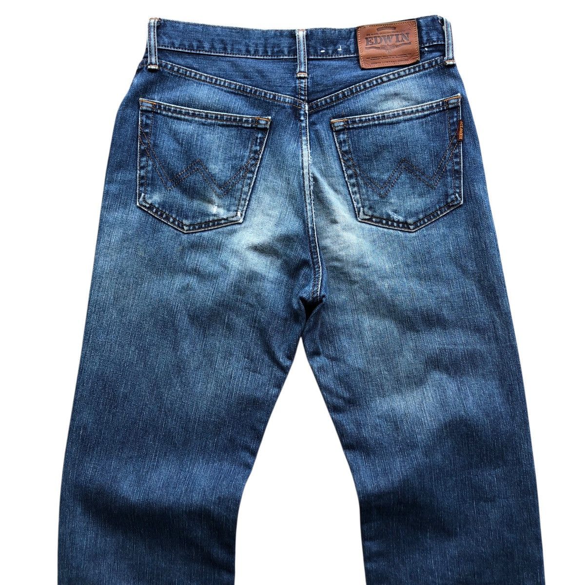 Edwin × Japanese Brand × Le Grande Bleu (L.G.B.) Vintage EDWIN straight cut jeans Size US 30 / EU 46 - 5 Thumbnail