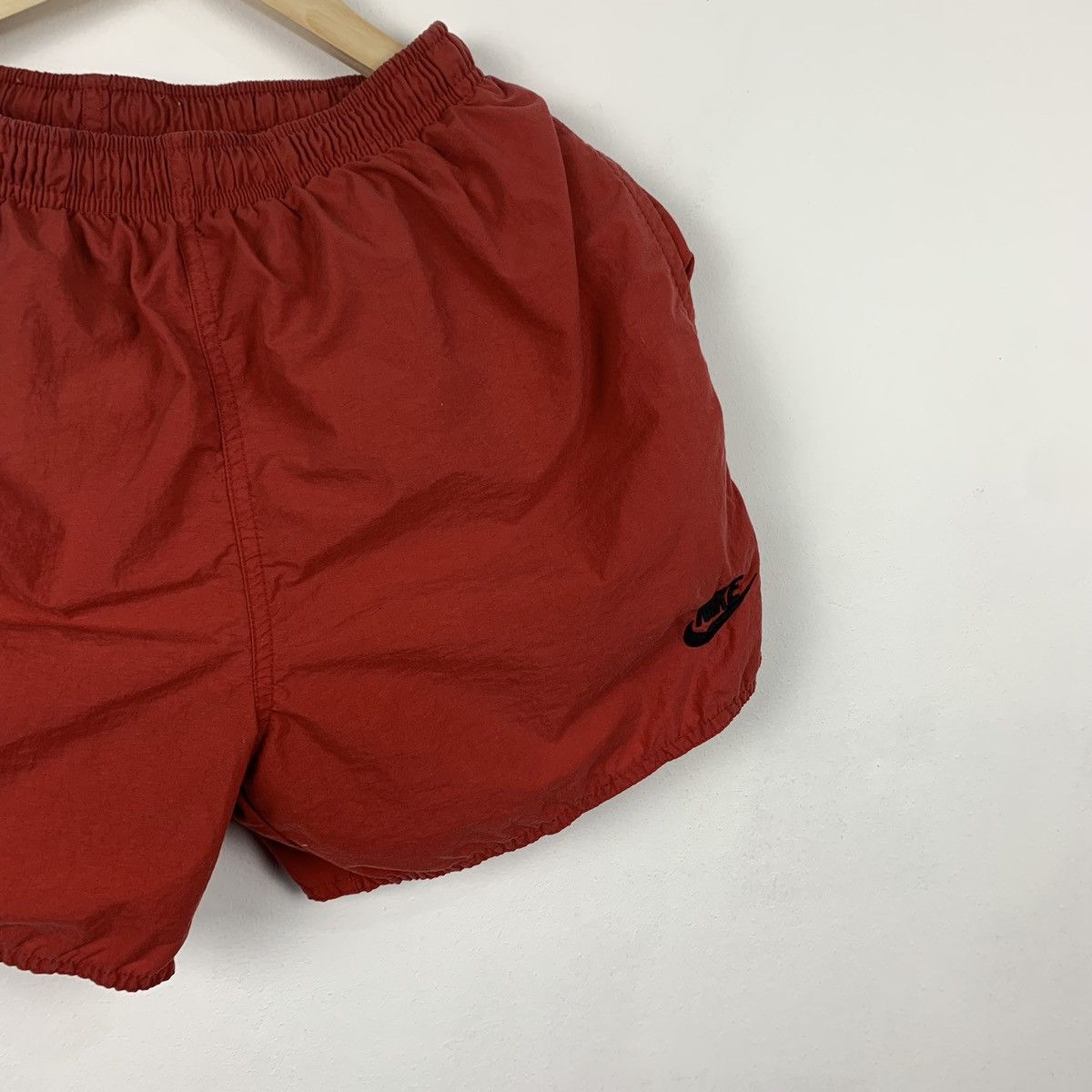 Nike Vintage Nike Retro Swim Nylon Shorts Red Size L Drill Style Size US 34 / EU 50 - 7 Thumbnail