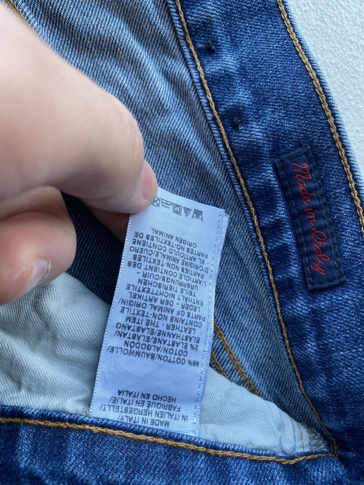 True Religion 00s Y2K True Religion Victoria Skinny Distressed Jeans Italy Size 29" - 8 Thumbnail