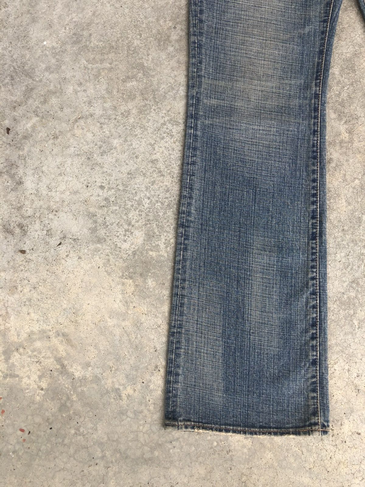 If Six Was Nine Japanese GLHEART Flared Jeans Bootcut Mud Wash Distressed Size US 33 - 14 Thumbnail