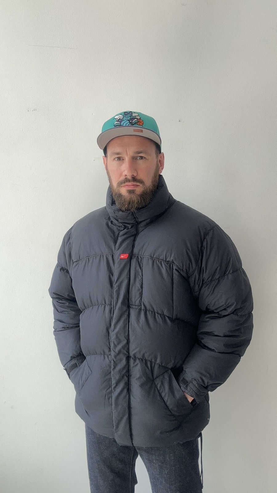 Nike Vintage Nike Puffer Jacket Down Insulated Outerwear 90s Y2K Size US L / EU 52-54 / 3 - 2 Thumbnail