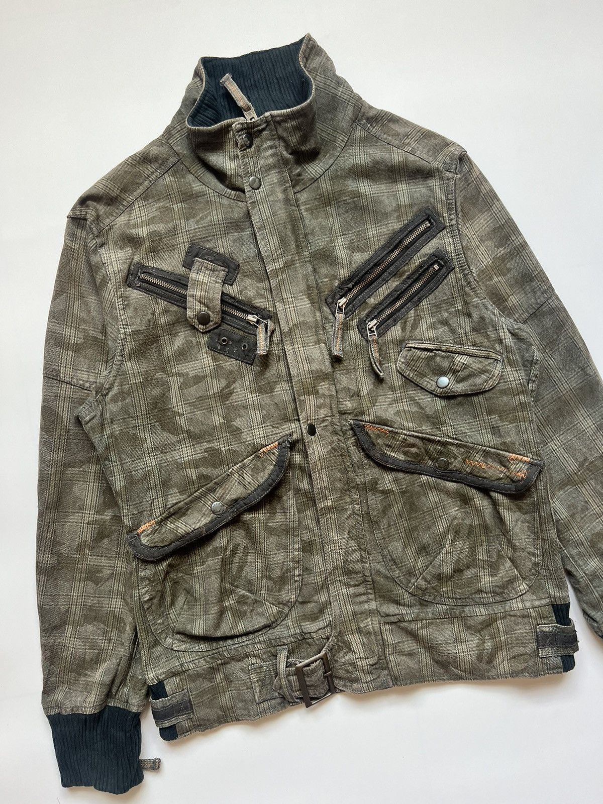 Avirex 90's Avirex Aerospace Varsity Jacket Camo Size US XL / EU 56 / 4 - 10 Thumbnail
