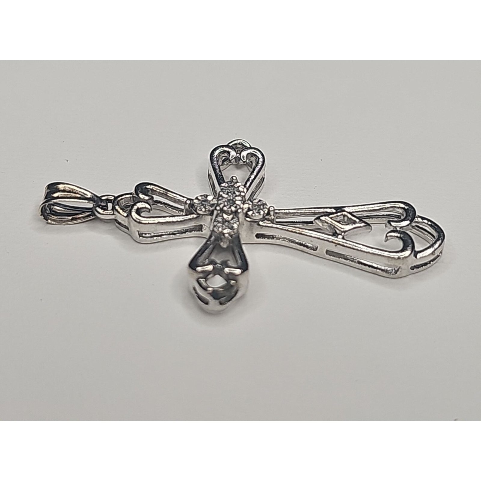 Other Silver 925 Fashion Cross Crucifex Charm Pendant Size ONE SIZE - 5 Thumbnail