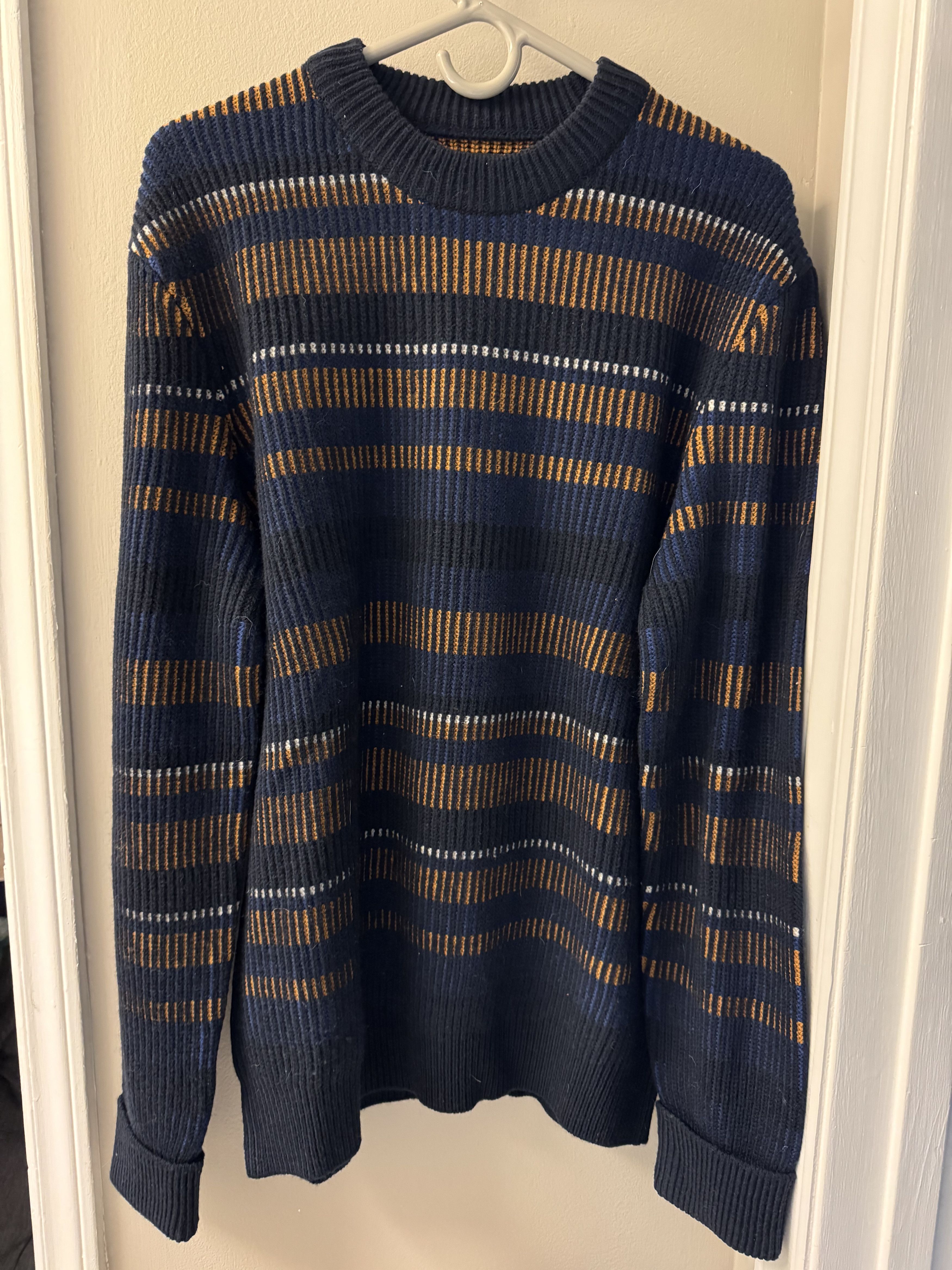 Ben Sherman B by Ben Sherman Stripe Knit Sweater Size US M / EU 48-50 / 2 - 2 Thumbnail