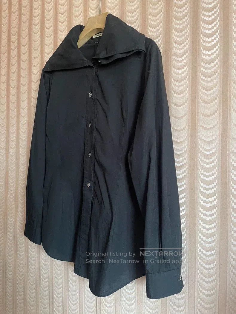 Yohji Yamamoto Yohji Yamamoto Vintage Double Collar Shirt Size US S / EU 44-46 / 1 - 6 Thumbnail