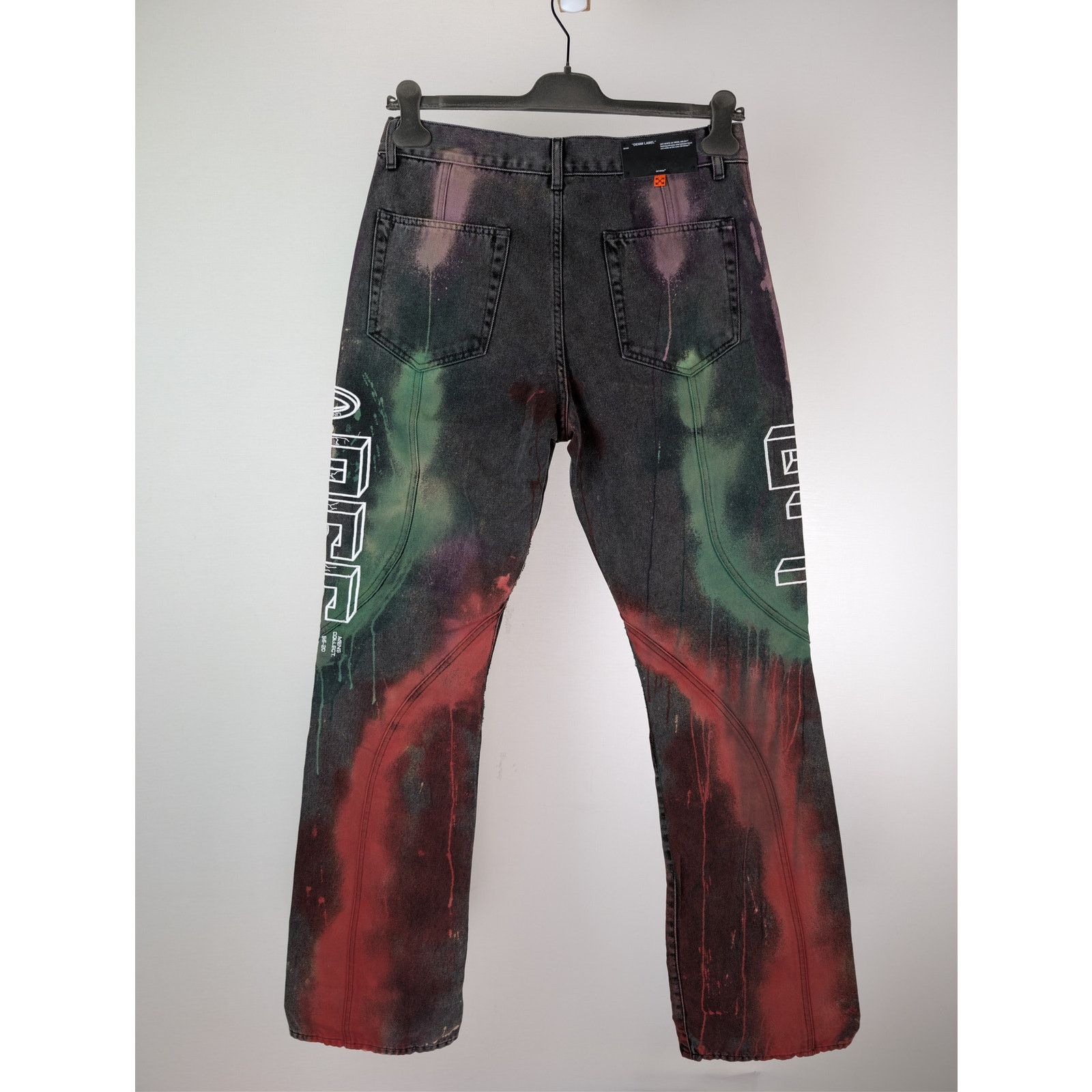 Off-White o1rshd1 Flared Jean in Multicolor Size US 32 / EU 48 - 12 Thumbnail