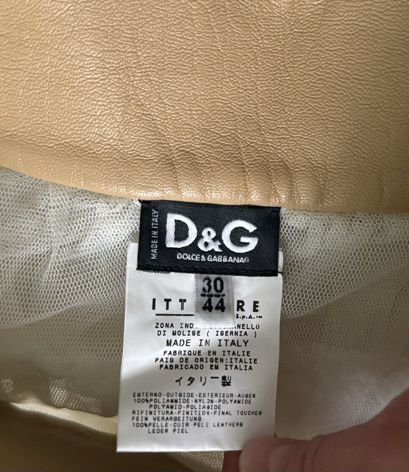 Dolce & Gabbana DDP Vintage DG Dolce&Gabbana Womens Mesh Skirt Rare size 44 Size 30" / US 8 / IT 44 - 11 Thumbnail