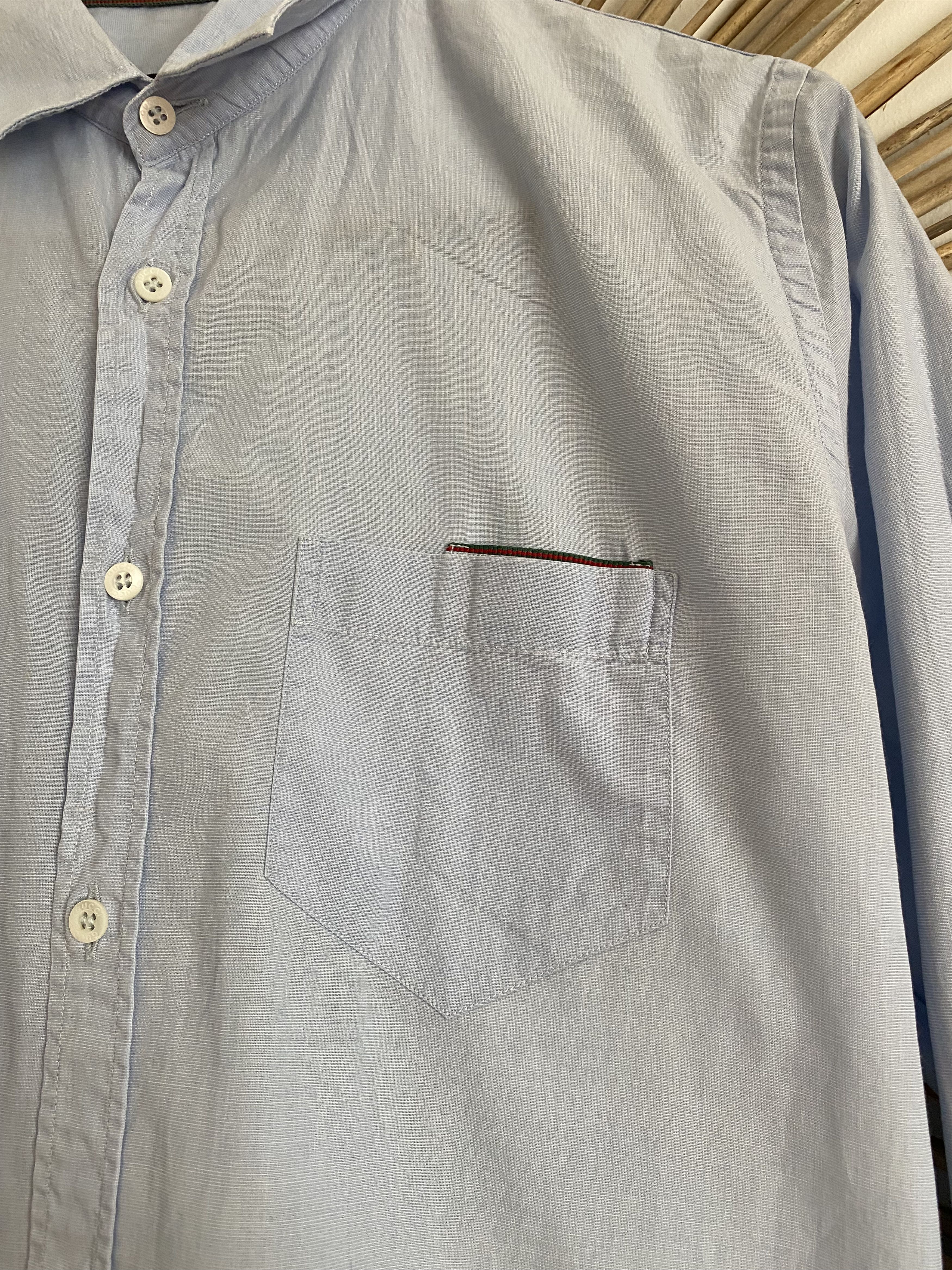 Gucci Gucci Vintage Shirt Button Up Size US S / EU 44-46 / 1 - 5 Thumbnail
