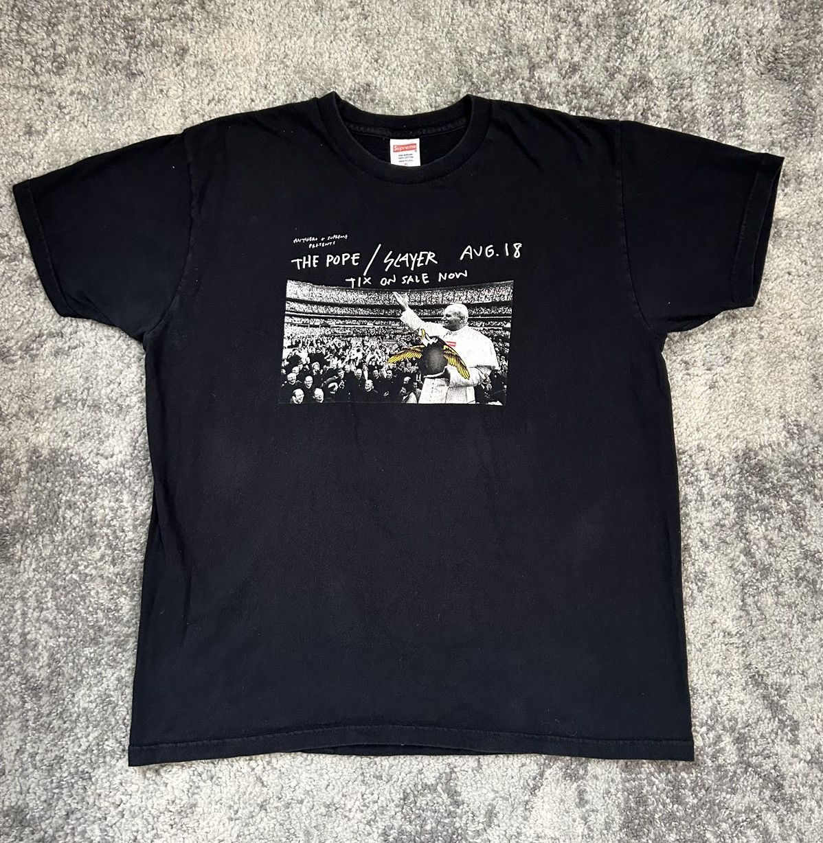 Supreme antihero pope outlet tee