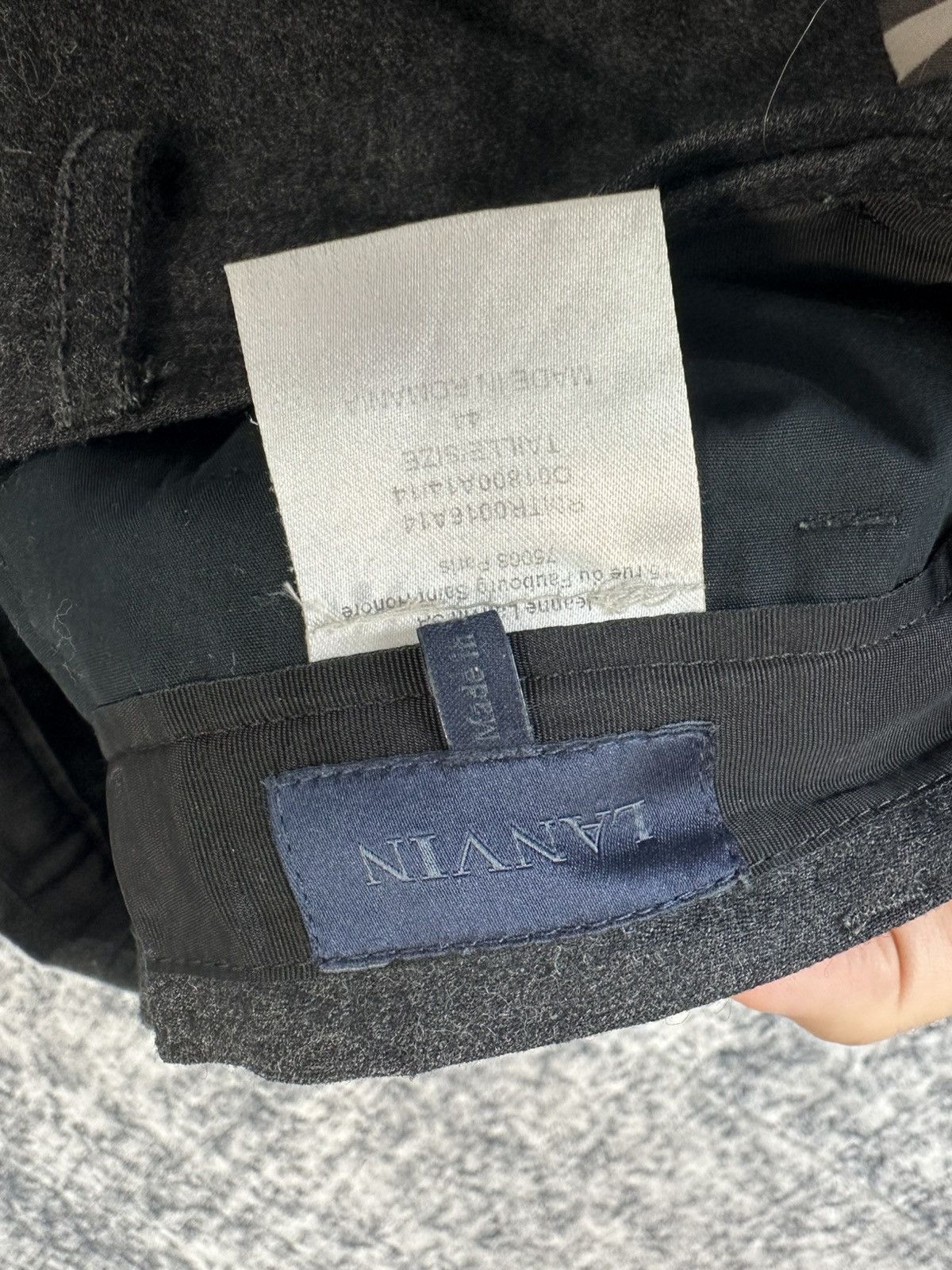 Lanvin Lanvin Trouser 44 Used wool pant Size US 44 / EU 60 - 9 Thumbnail