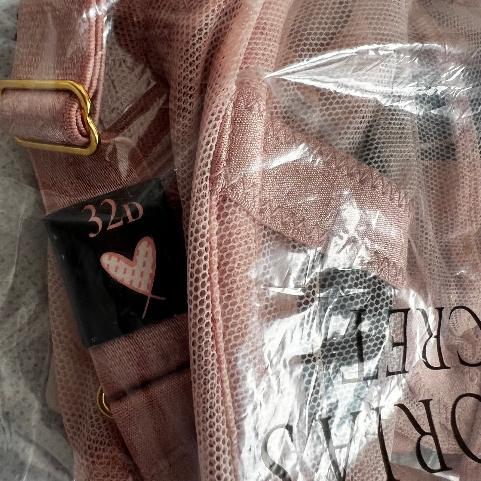 Victoria's Secret Victoria's Secret Very Sexy Unlined Mesh Balconette Bra, 32D Size ONE SIZE - 6 Thumbnail