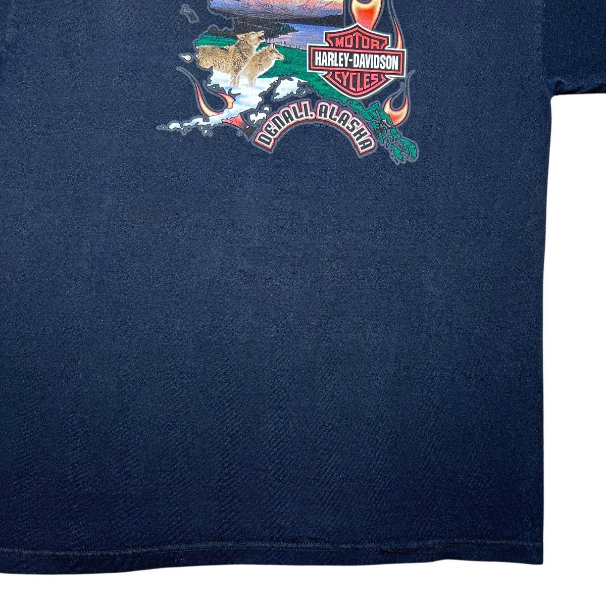 Harley Davidson Vintage 2005 Harley Davidson Motorcycles Denali Alaska Tee Size US XL / EU 56 / 4 - 12 Thumbnail
