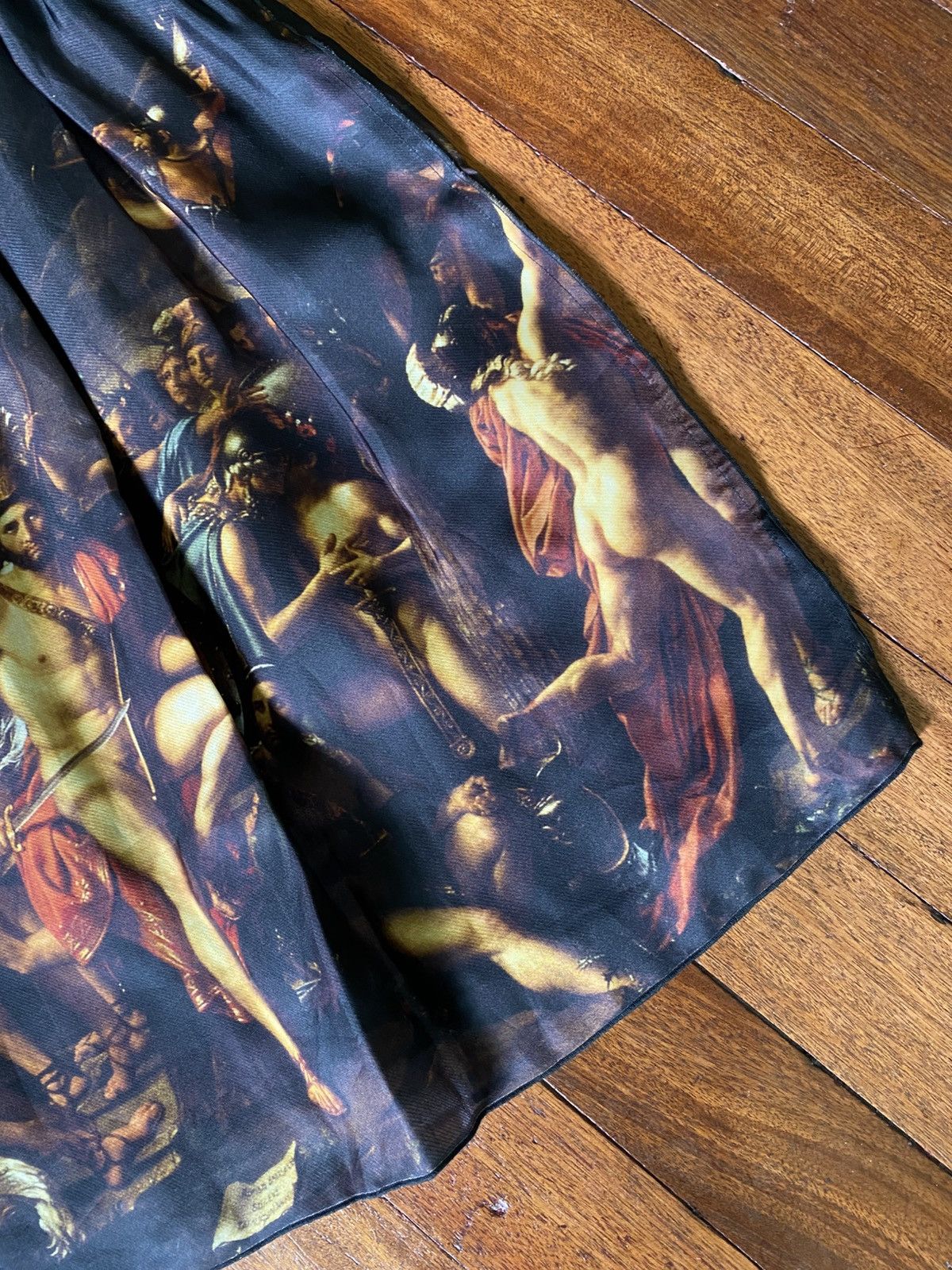Dolce & Gabbana Alta Moda 2019- D&G- Leonidas at Thermopylae Print Skirt Size 27" / US 4 / IT 40 - 5 Thumbnail