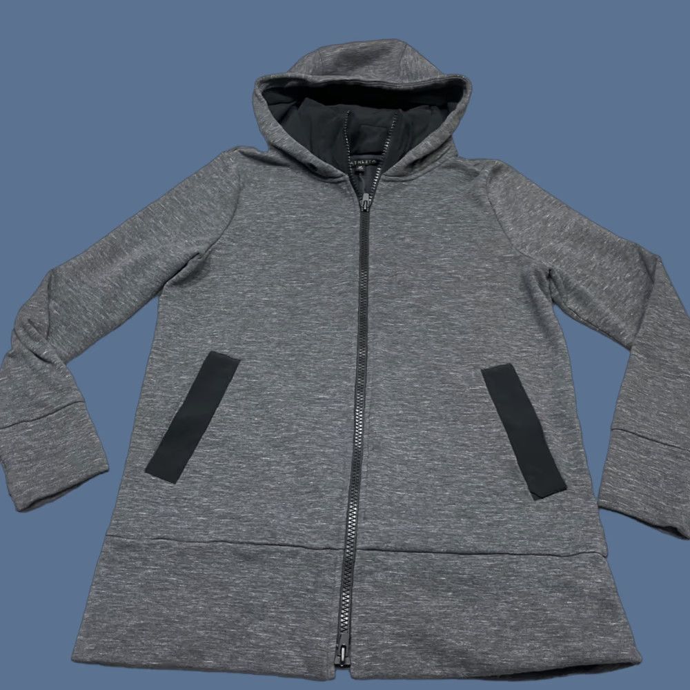 Athleta Athleta Jacket Women Small Hooded Gray Zip Up Activewear Size S / US 4 / IT 40 - 1 Thumbnail