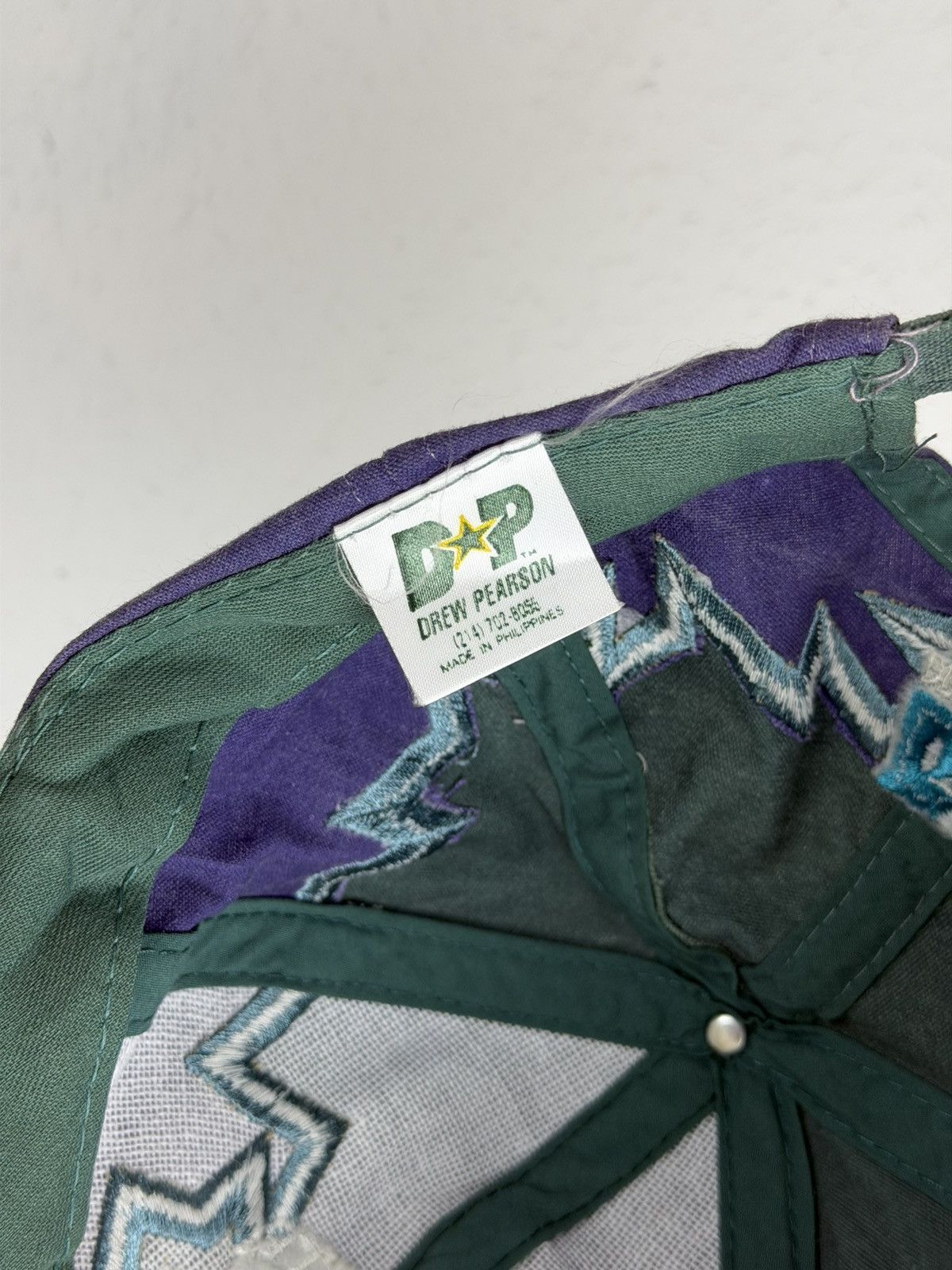 Drew Pearson CHARLOTTE HORNETS Vintage 90s Drew Pearson Snapback Hat Size ONE SIZE - 8 Thumbnail