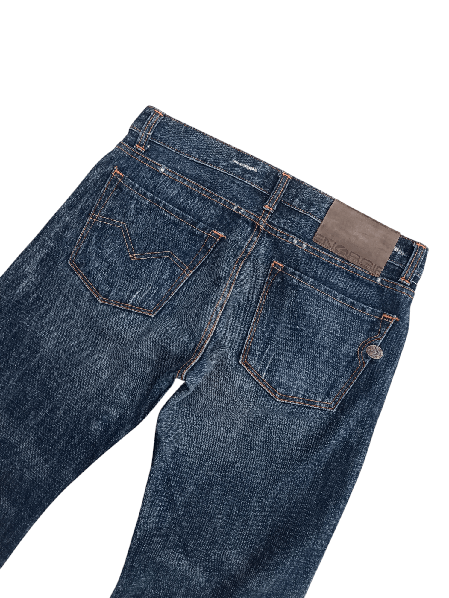 Energie Flare Jeans Energie Distress Faded Boot Cut Y2k Size US 34 / EU 50 - 13 Thumbnail