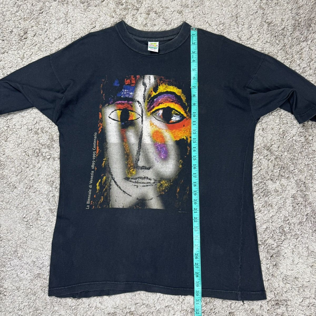 Vintage Vintage Art La Biennale di Venezia 1895-1995 Centenario Tee Size US L / EU 52-54 / 3 - 14 Thumbnail