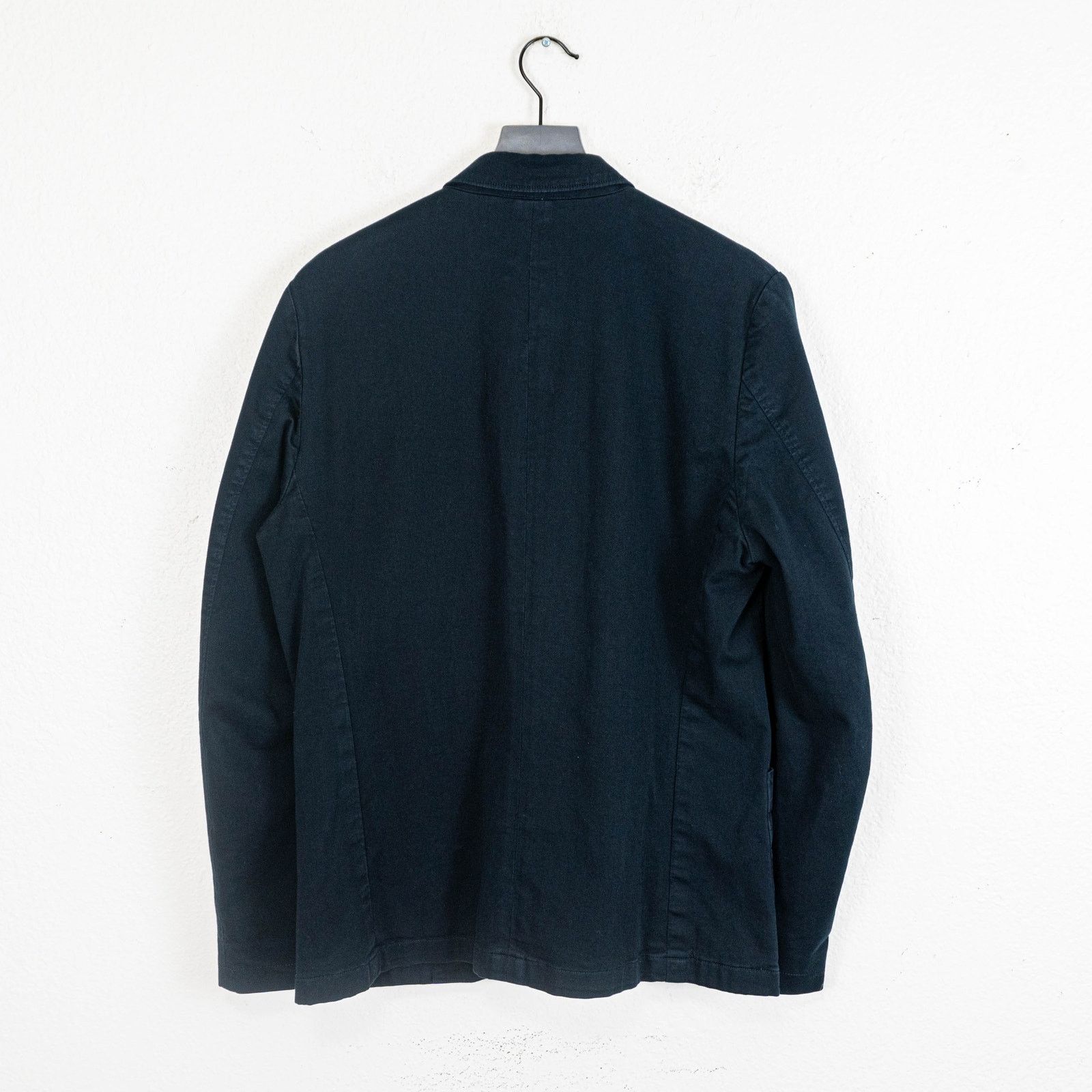 Paul Smith Paul Smith Red Ear Navy Cotton twill unstructured Blazer L Size 42R - 4 Thumbnail