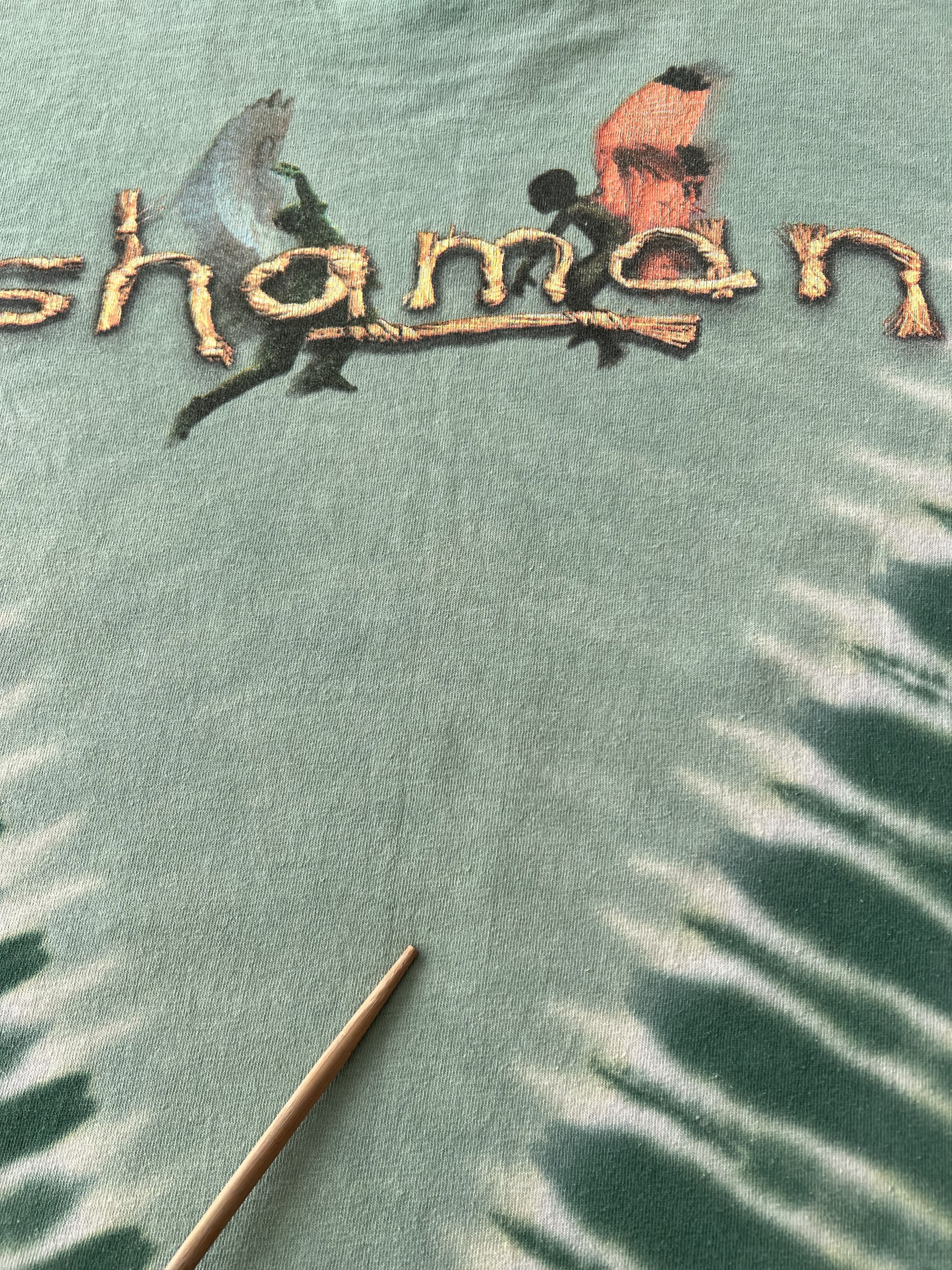 Band Tees Vintage 2003 Carlos Santana Shaman Tie Dye T-shirt Size US L / EU 52-54 / 3 - 16 Thumbnail