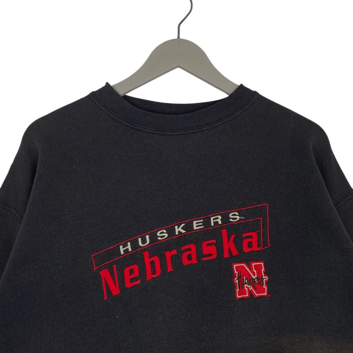 Other Vintage 90s Nebraska Huskers Sweatshirt Crewneck Logo Black Size US L / EU 52-54 / 3 - 4 Thumbnail