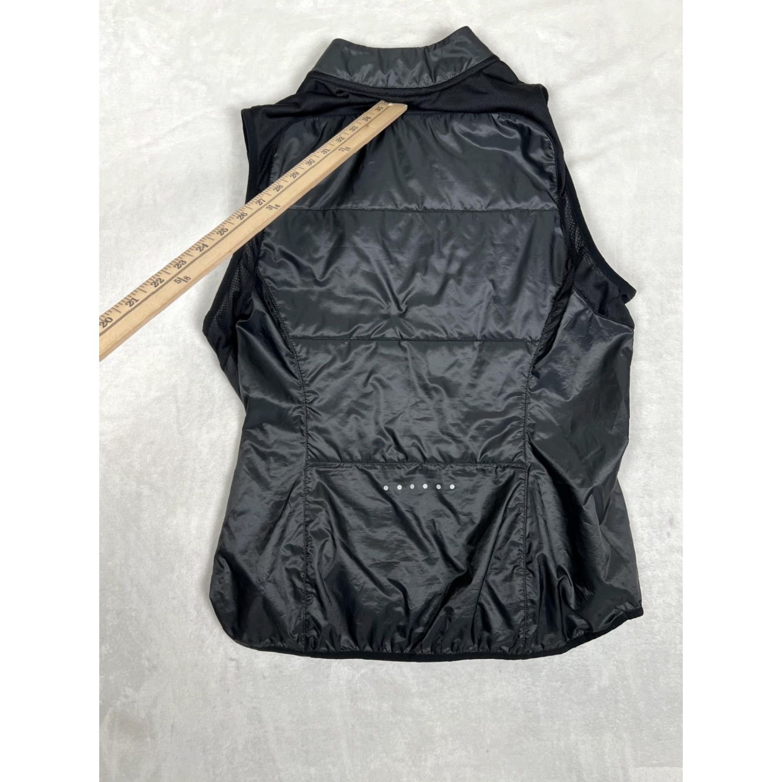 Nike Nike Vest Womens Large Black Running Insulated Windbreaker Reflective Sleeveless Size L / US 10 / IT 46 - 6 Thumbnail