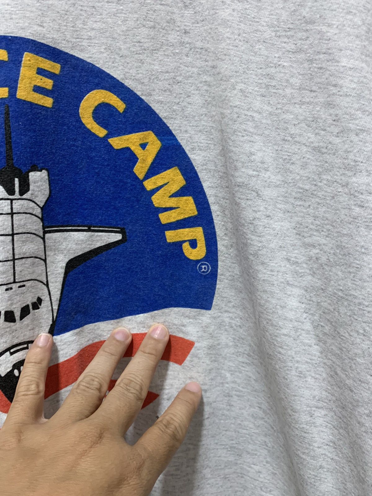 Hanes Vintage Souvenir Shirt U.S Space Camp California Size US XL / EU 56 / 4 - 5 Thumbnail